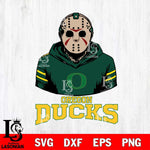 Oregon Ducks Jason Voorhees 4 Svg Eps Dxf Png File, Digital Download