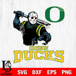 Oregon Ducks Jason Voorhees 5 Svg Eps Dxf Png File, Digital Download