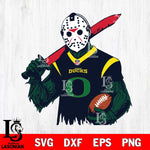 Oregon Ducks Jason Voorhees Horror 11 Svg Eps Dxf Png File, NCAA svg, Digital Download, Instant Download