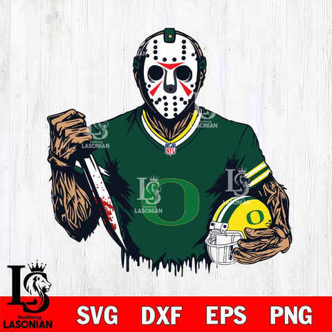 Oregon Ducks Jason Voorhees Horror 5 Svg Eps Dxf Png File, NCAA svg, Digital Download, Instant Download