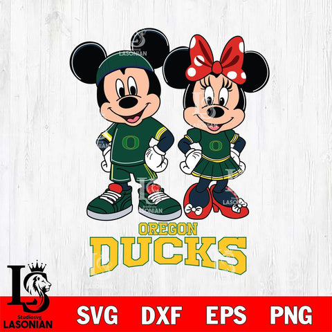 Oregon Ducks Mickey And Minnie Rugby Svg Eps Dxf Png File, NCAA svg , Digital Download , Instant Download, Cricut File