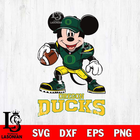 Oregon Ducks Mikey Mouse Disney, Svg Eps Dxf Png File, Digital Download
