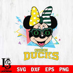 Oregon Ducks Minnie Mouse Love Sport SVG DXF EPS PNG FILE, NCAA File Cut,Digital Download,Instant Download