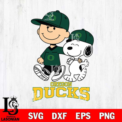 Oregon Ducks Peanuts Snoopy Friends SVG DXF EPS PNG FILE,Snoopy File Cut, NCAA Digital Download,Instant Download,Christmas Silhouette