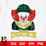 Oregon Ducks Pennywise Horror Sport 10 Svg Eps Dxf Png File, Digital Download