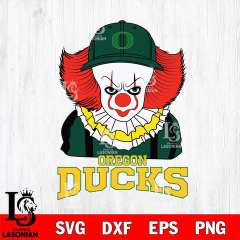 Oregon Ducks Pennywise Horror Sport 10 Svg Eps Dxf Png File, Digital Download
