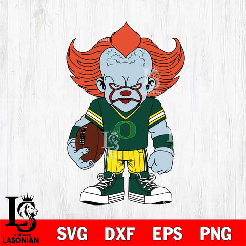 Oregon Ducks Pennywise Horror Sport 11 Svg Eps Dxf Png File, Digital Download