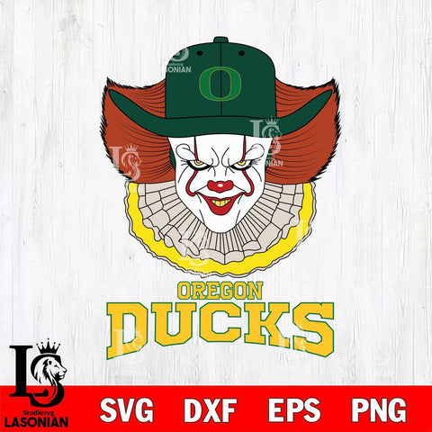 Oregon Ducks Pennywise Horror Sport 12 Svg Eps Dxf Png File, Digital Download