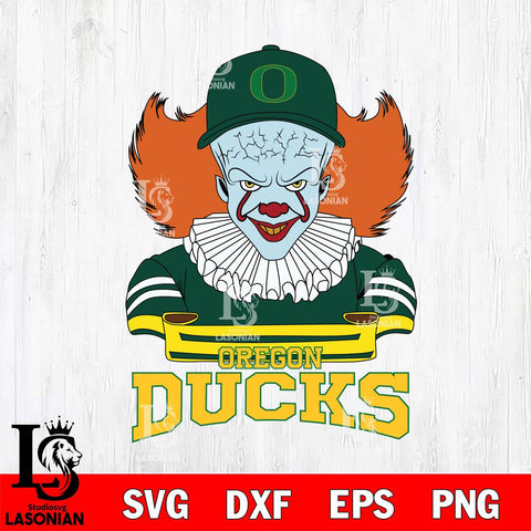 Oregon Ducks Pennywise Horror Sport 2 Svg Eps Dxf Png File, Digital Download