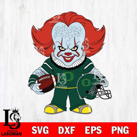 Oregon Ducks Pennywise Horror Sport Svg Eps Dxf Png File, Digital Download