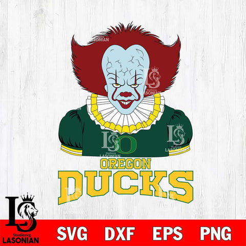 Oregon Ducks Pennywise Horror Sport 5 Svg Eps Dxf Png File, Digital Download