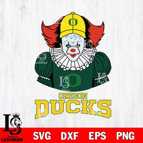 Oregon Ducks Pennywise Horror Sport 7 Svg Eps Dxf Png File, Digital Download