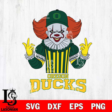 Oregon Ducks Pennywise Horror Sport 8 Svg Eps Dxf Png File, Digital Download