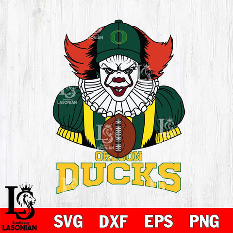 Oregon Ducks Pennywise Horror Sport 9 Svg Eps Dxf Png File, Digital Download