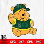 Oregon Ducks Pooh Bear Svg Eps Dxf Png File, NCAA svg, Digital Download, Instant Download