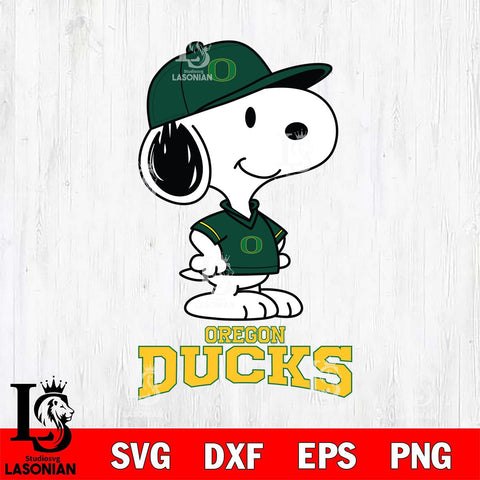 Oregon Ducks Snoopy Football sport SVG DXF EPS PNG FILE,Snoopy File Cut, NCAA Digital Download,Instant Download,Christmas Silhouette