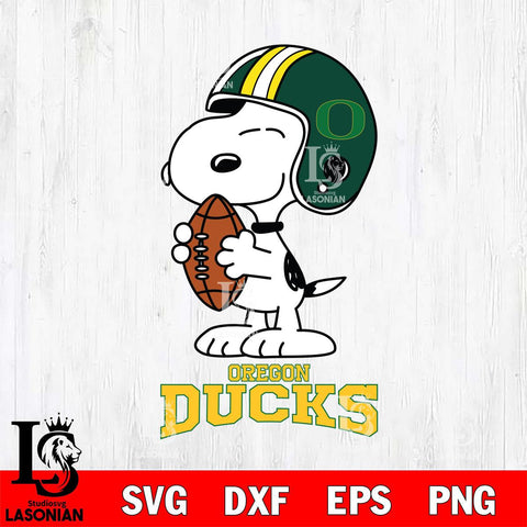 Oregon Ducks Snoopy Rugby Svg Eps Dxf Png File, NCAA svg , Digital Download , Instant Download, Cricut File