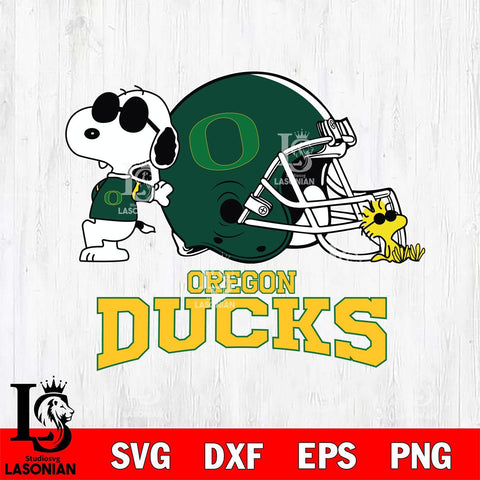 Oregon Ducks Snoopy Sport 2 Svg Eps Dxf Png File, Digital Download