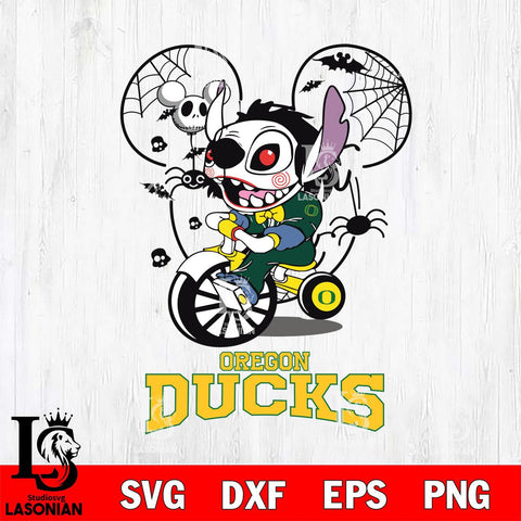 Oregon Ducks Stitch Jigsaws Halloween Svg Eps Dxf Png File, Digital Download, Instant Download