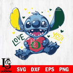 Oregon Ducks Stitch Love Svg Eps Dxf Png File, NCAA svg, Digital Download, Instant Download