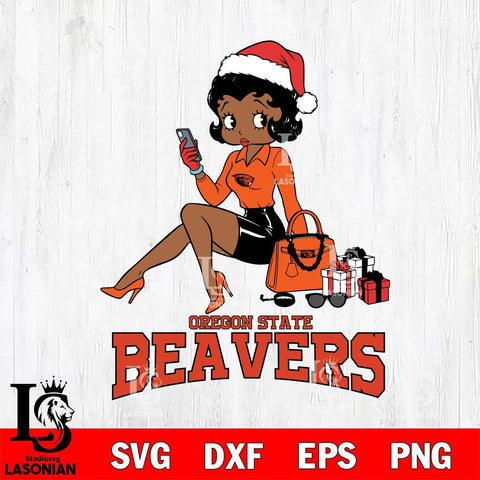Oregon State Beavers Betty Boop Phone File Cut, NCAA SVG DXF EPS PNG PDF File, Digital Download , Criucut , Silhouette