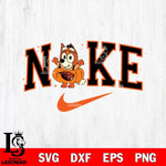 Oregon State Beavers Bluey Halloween Nike NCAA Svg Eps Dxf Png File, Digital Download, Instant Download