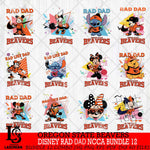 Oregon State Beavers Disney Rad Dad NCAA Bundle 12 SVG DXF EPS PNG FILE, BUNDLE NCAA Disney Father day File Cut,Digital Download,Instant Download,Disney Svg Files