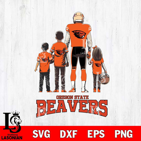 Oregon State Beavers Father Football SVG DXF EPS PNG FILE,NCAA SVG, Father day Digital Download,Instant Download, Silhouette