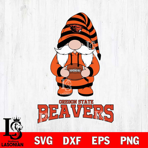 Oregon State Beavers Gnome Football File Cut, NCAA SVG, Digital Download , Criucut , Silhouette