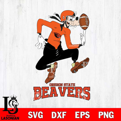 Oregon State Beavers Goofy Circus Football SVG DXF EPS PNG FILE,NCAA svg ,Football Digital Download,Instant Download, Silhouette