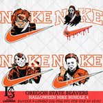 Oregon State Beavers Halloween Nike NCAA Bundle 4 Svg Eps Dxf Png File, Digital Download, Instant Download