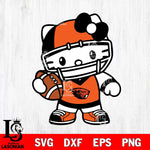 Oregon State Beavers Hello Kitty sport 2 Svg Eps Dxf Png File, NCAA svg, Digital Download, Instant Download