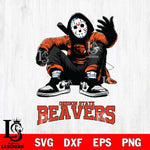 Oregon State Beavers Jason Voorhees Halloween SVG Svg Eps Dxf Png File, Digital Download, Instant Download