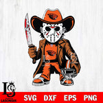 Oregon State Beavers Jason Voorhees Horror Svg Eps Dxf Png File, NCAA svg, Digital Download, Instant Download