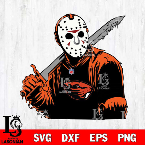 Oregon State Beavers Jason Voorhees Horror 7 Svg Eps Dxf Png File, NCAA svg, Digital Download, Instant Download