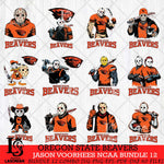 Oregon State Beavers Jason Voorhees NCAA Bundle 12 SVG Svg Eps Dxf Png File, Digital Download