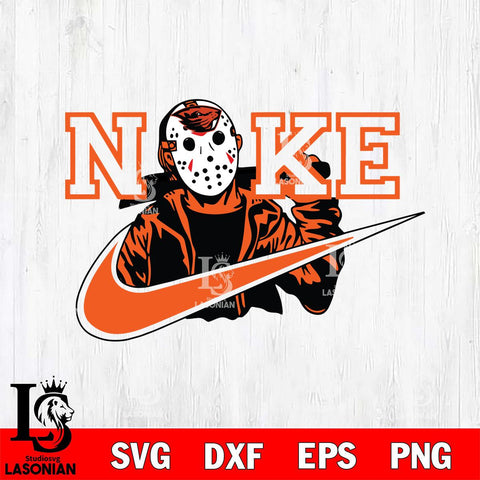 Oregon State Beavers Jason Voorhees Nike Svg Eps Dxf Png File, Digital Download, Instant Download