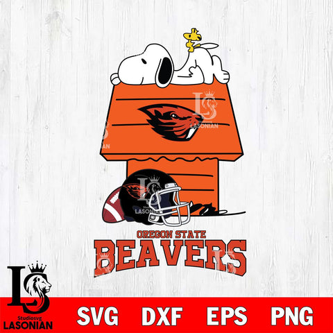 Oregon State Beavers Snoopy Chill Football SVG DXF EPS PNG FILE,Snoopy File Cut, NCAA Digital Download,Instant Download,Christmas Silhouette
