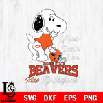 Oregon State Beavers Snoopy If you dont like kiss SVG DXF EPS PNG FILE,Snoopy File Cut, NCAA Digital Download,Instant Download,Christmas Silhouette