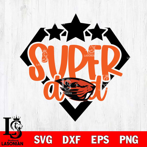Oregon State Beavers Supper Dad Svg Eps Dxf Png File, Digital Download, Instant Download