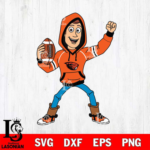 Oregon State Beavers Toy Story Football Christmas File Cut, NCAA SVG DXF EPS PNG FILE, Digital Download , Criucut , Silhouette
