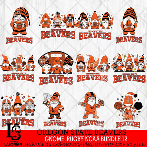 Oregon State Beavers  Gnome Football NCAA Bundle File Cut, NCAA SVG, Digital Download , Criucut , Silhouette