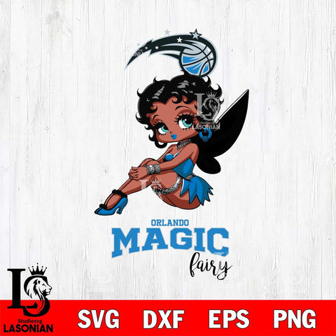 Orlando Magic Beauty Black Fairy Betty Boop