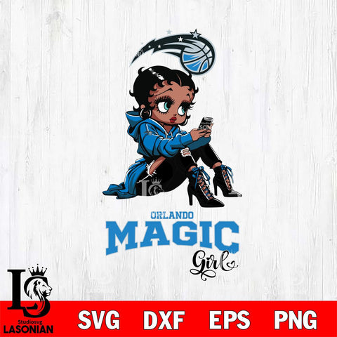 Orlando Magic Beauty Black Fan Girl Football