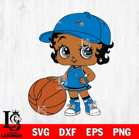 Orlando Magic Betty Boop NBA 11 Svg Eps Dxf Png File, NBA svg, Digital Download, Instant Download