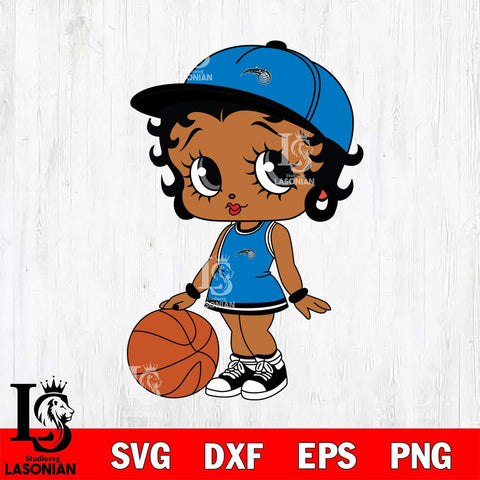 Orlando Magic Betty Boop NBA 6 Svg Eps Dxf Png File, NBA svg, Digital Download, Instant Download