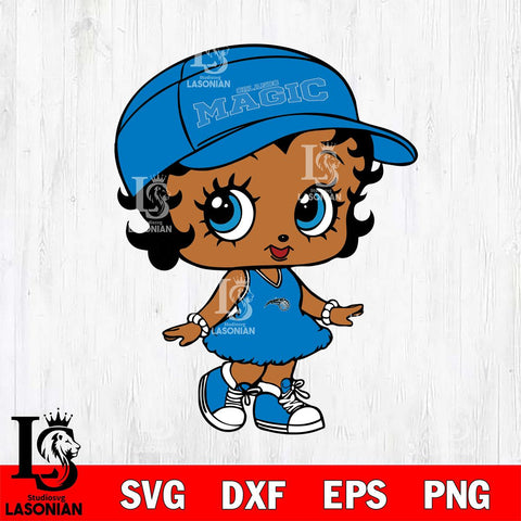 Orlando Magic Betty Boop NBA 7 Svg Eps Dxf Png File, NBA svg, Digital Download, Instant Download