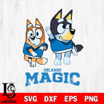 Orlando Magic Bluey Chilli Mode Dance Svg Eps Dxf Png File, Digital Download, Instant Download