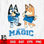 Orlando Magic Bluey Chilli Sport Svg Eps Dxf Png File, Digital Download, Instant Download