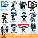 Orlando Magic Disney character NBA Bundle 12 Svg Eps Dxf Png File, Digital Download, Instant Download